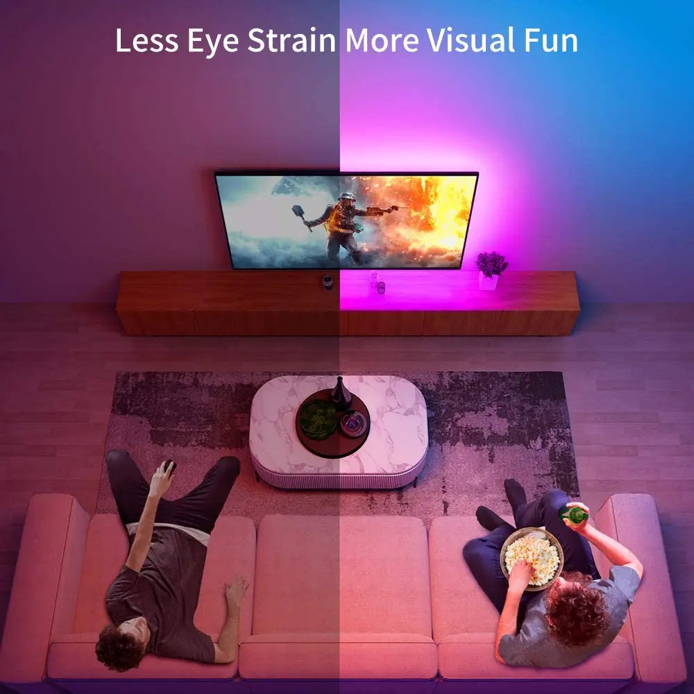 Tira LED Monitor RGB USB – Sincronización con Música - imagen 2