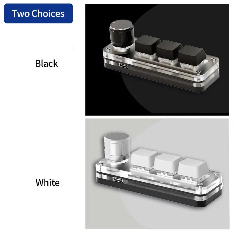 Macropad RGB 3 Teclas + Rueda – Teclado de Atajos - imagen 6