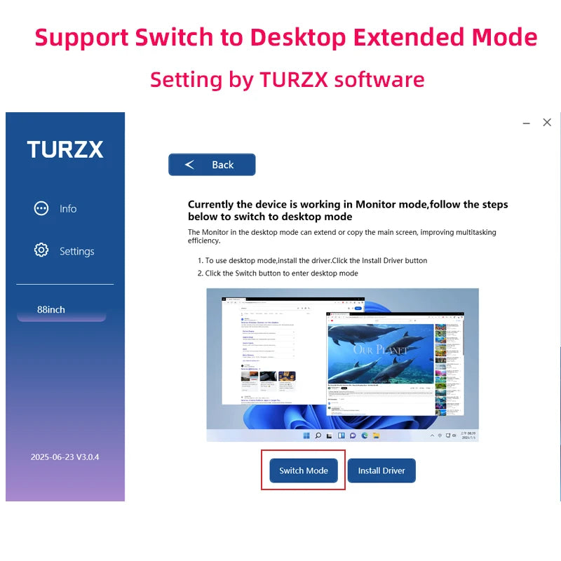 Pantalla Torre IPS 8.8" 1920x480 USB-C – TURZX - imagen 4