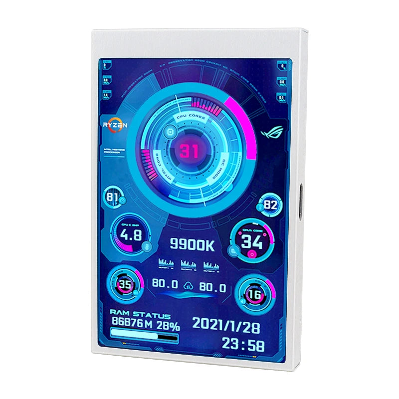 Pantalla Torre IPS 3.5" USB-C – Monitor de Stats PC - imagen 6