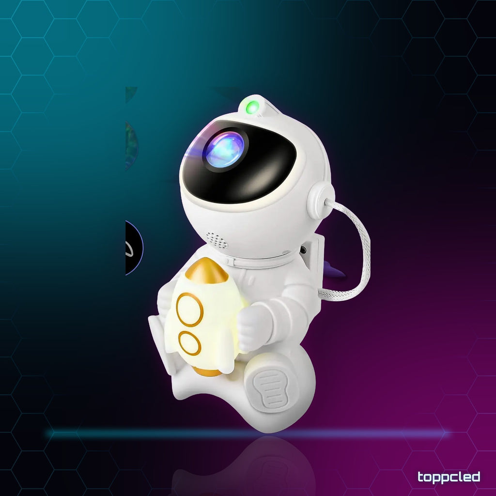 Astronauta Proyector Galaxia LED – Estrellas y Bluetooth