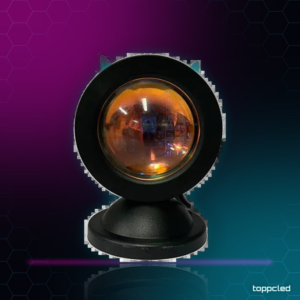 Lámpara Proyector Sunset RGB 16 Colores – Ambiente Desk
