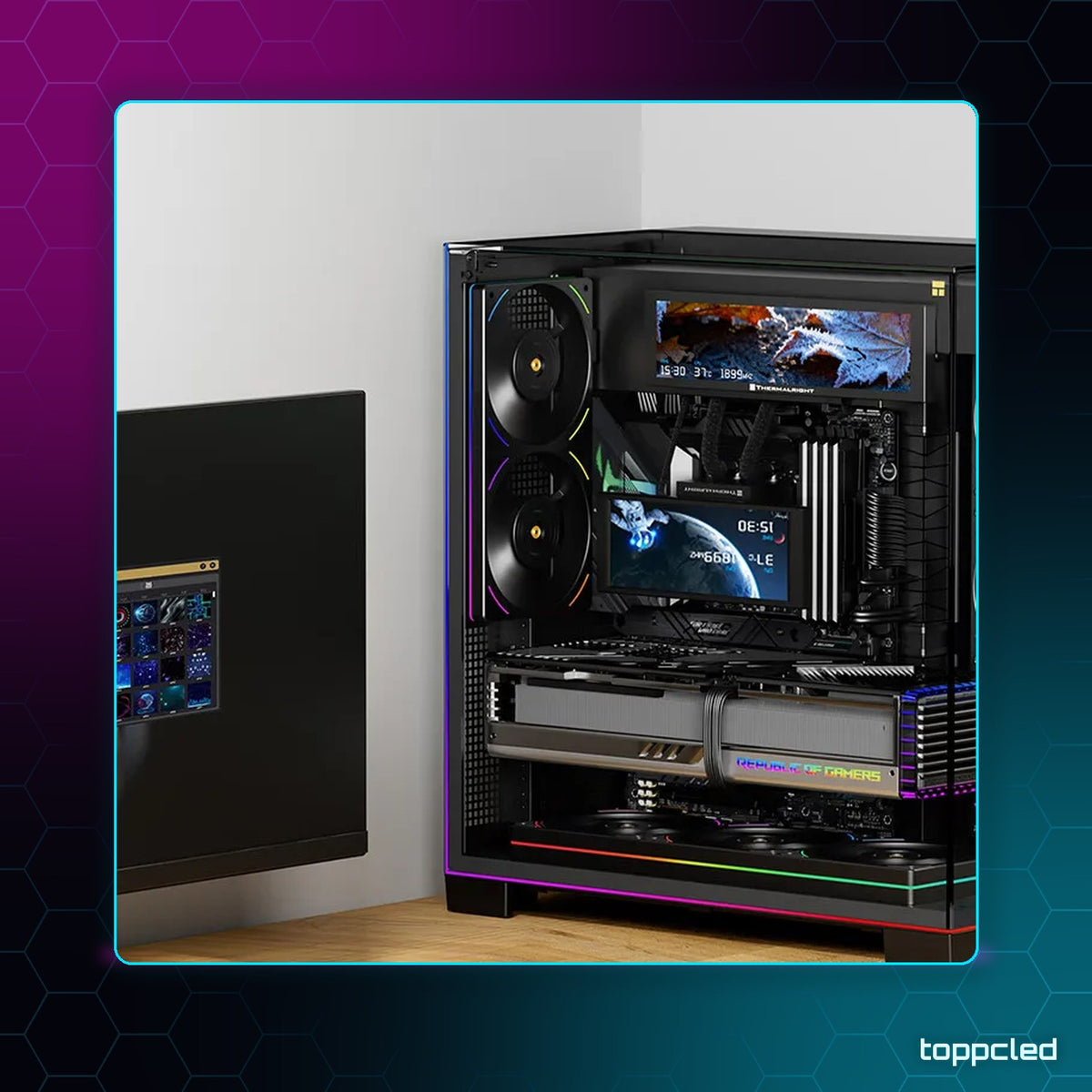 Pantalla Secundaria Thermalright TROFEO 9.16" Magnética – Stats PC