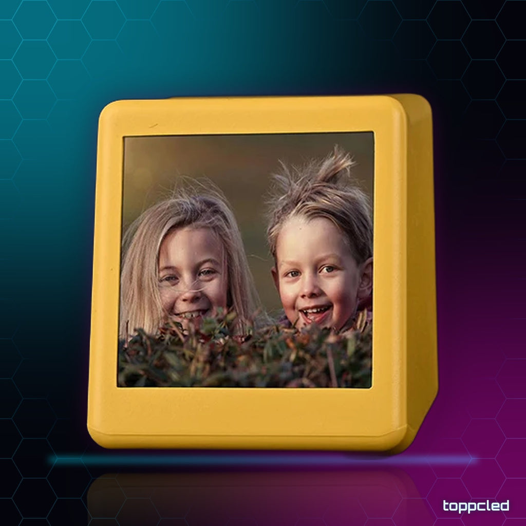 Reloj WiFi con Álbum de Fotos y Animaciones – Estación Tiempo